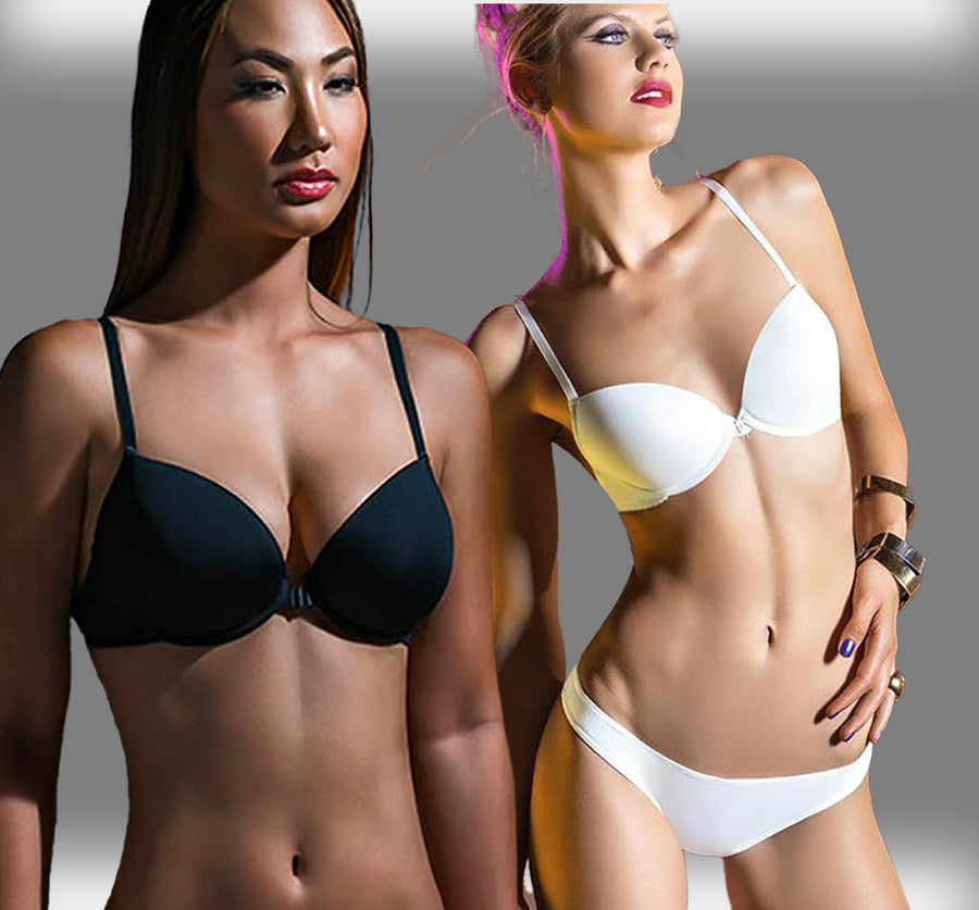 Sparkling Front Closure Lingerie: Luxe Comfort