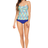Beach Chic Tankini - Removable Pads & Straps