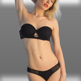 Versatile Tulle Bra: Strapless or Adjustable