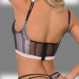 Diamond Lace Bustier: Enhanced Elegance