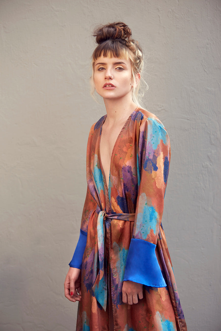 Eco-Friendly Belted Kimono