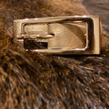 Adjustable leather belts