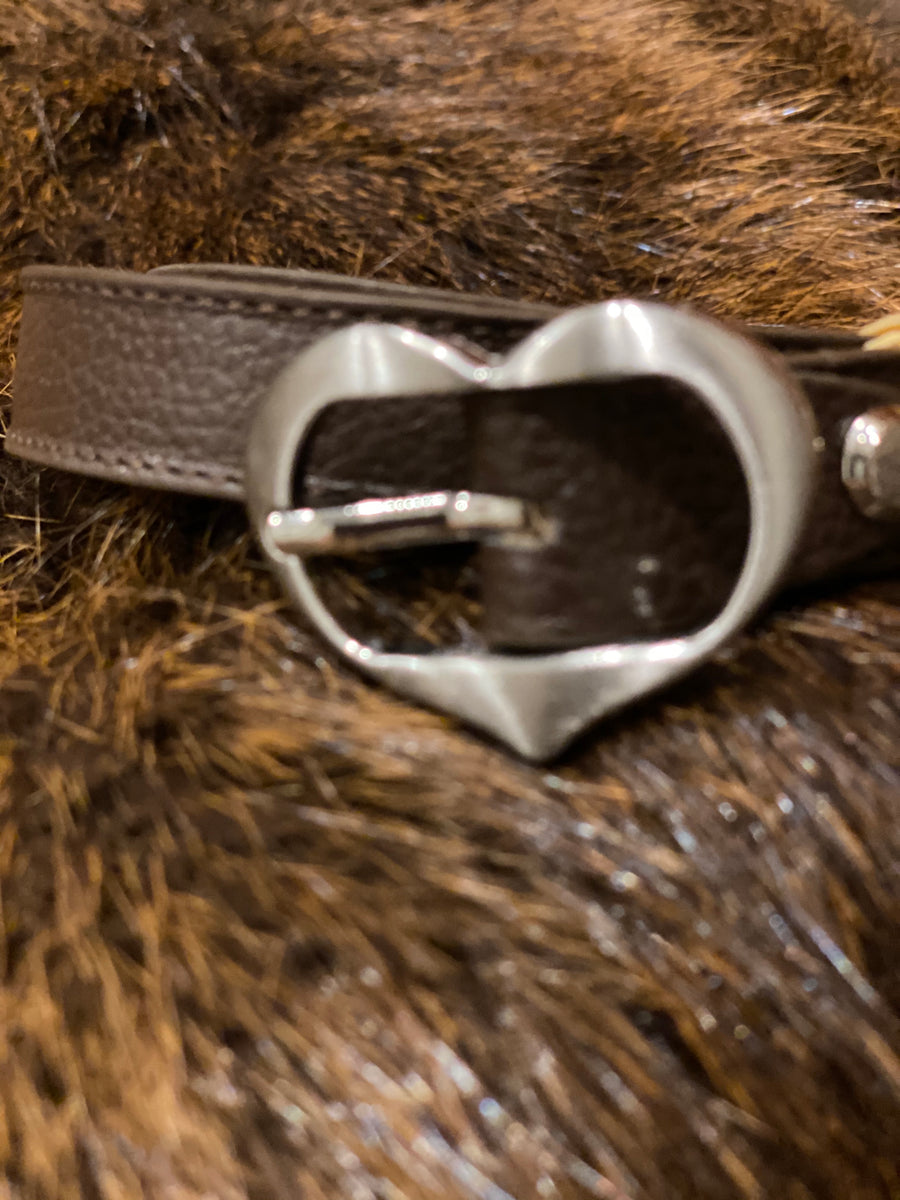 Adjustable leather belts