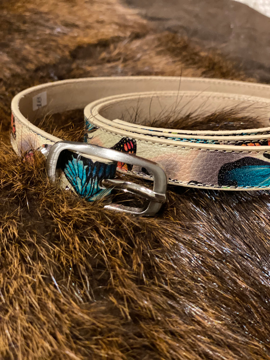 Adjustable leather belts