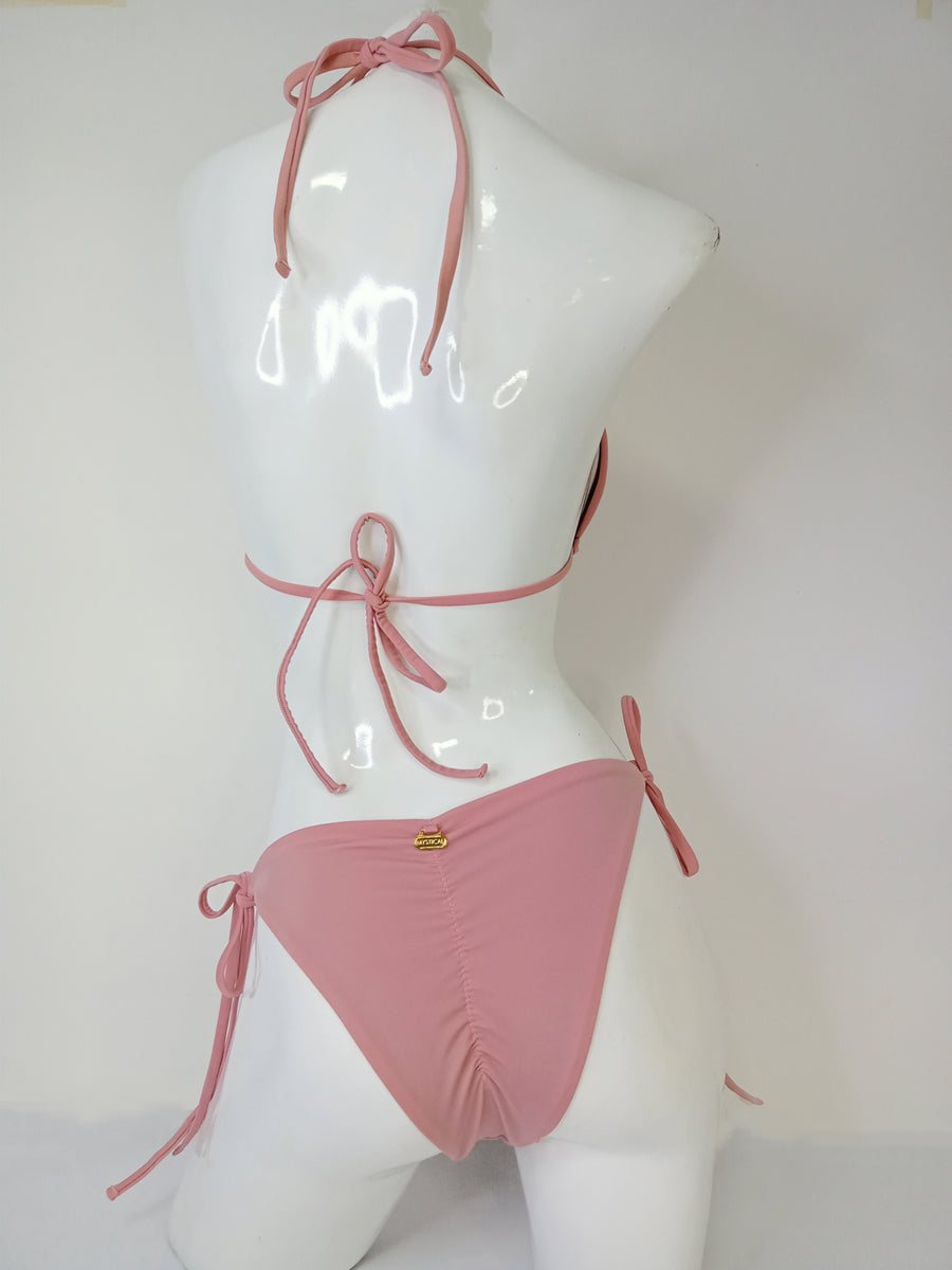 Crystal Embroidered Bikini Set