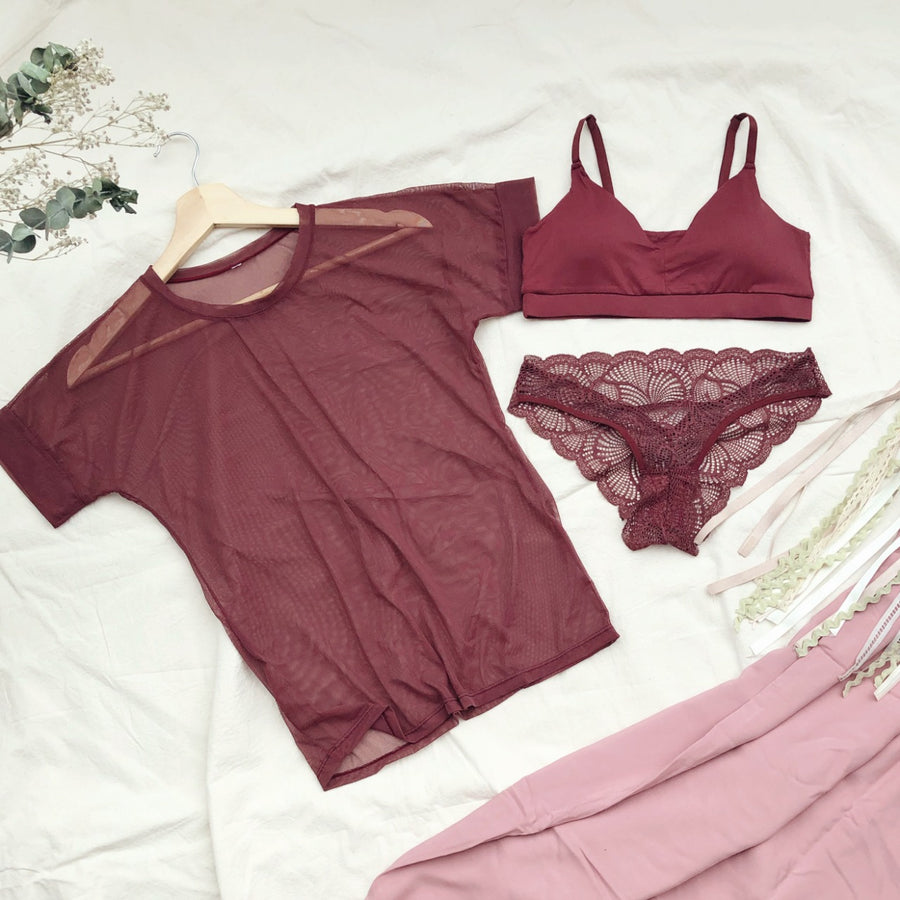 Sheer Mesh Top