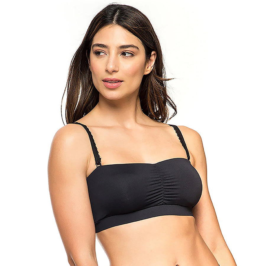 Comfortable Strapless Bra with Removable Cups and straps