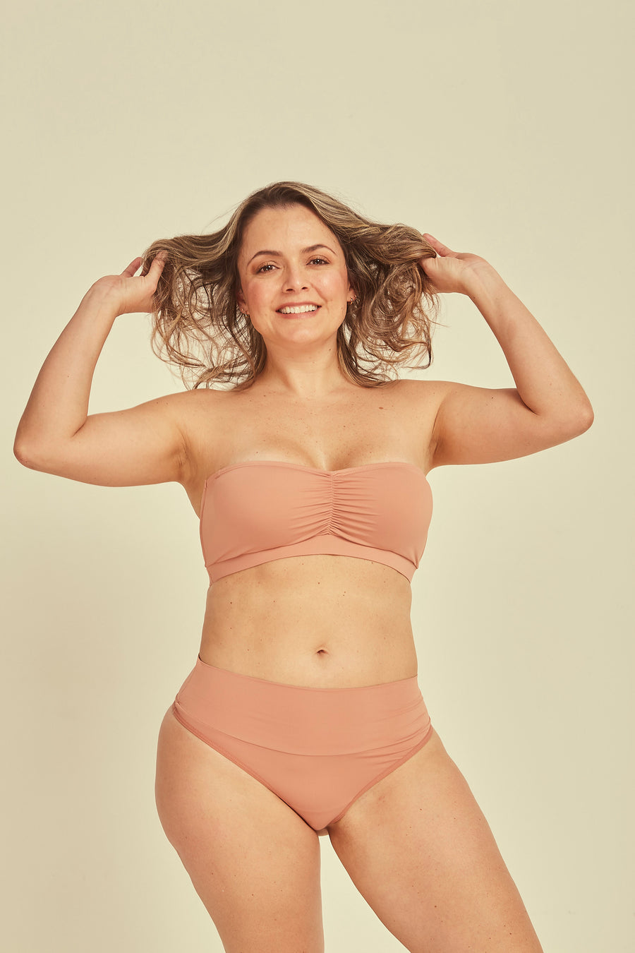 Comfortable Strapless Bra with Removable Cups and straps